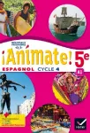 Espagnol 5° / cycle 4 / Animate! / A1 / Hatier / 2016